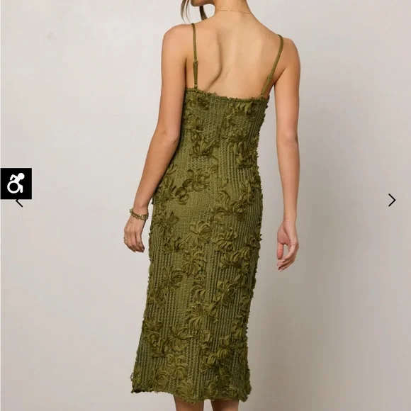 Bohme Cyrus Textured Midi Dress - Picture 2 of 2